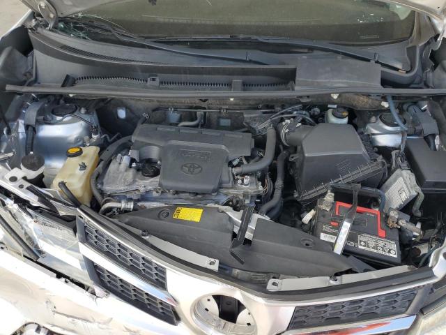 JTMWFREV5D5003163 - 2013 TOYOTA RAV4 XLE SILVER photo 12