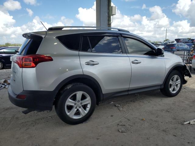 JTMWFREV5D5003163 - 2013 TOYOTA RAV4 XLE SILVER photo 3
