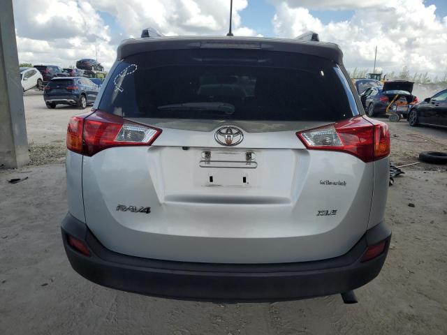 JTMWFREV5D5003163 - 2013 TOYOTA RAV4 XLE SILVER photo 6