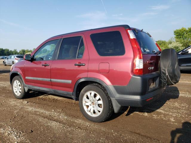 SHSRD78896U417571 - 2006 HONDA CR-V EX მუქწითელი ფოტო 2