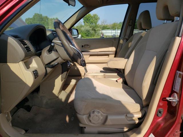 SHSRD78896U417571 - 2006 HONDA CR-V EX მუქწითელი ფოტო 7