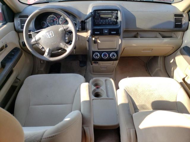 SHSRD78896U417571 - 2006 HONDA CR-V EX მუქწითელი ფოტო 8