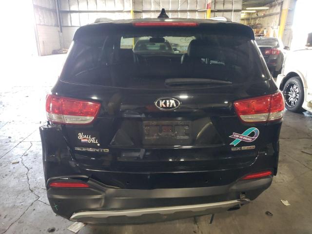 5XYPHDA15GG028175 - 2016 KIA SORENTO EX BLACK photo 6