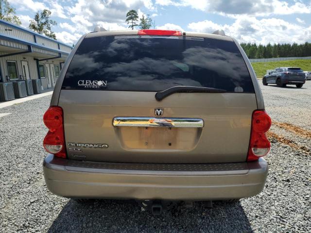 1D4HB48N16F172860 - 2006 DODGE DURANGO SLT GOLD photo 6