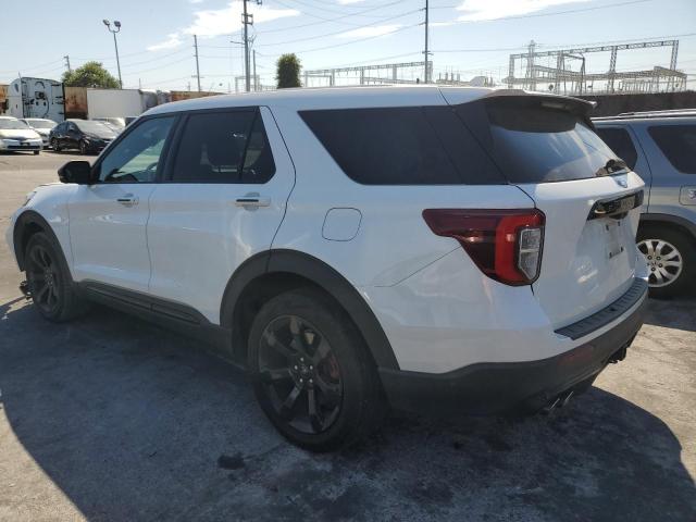 1FM5K8GC3MGB24223 - 2021 FORD EXPLORER ST WHITE photo 2