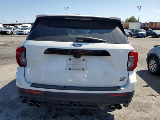 1FM5K8GC3MGB24223 - 2021 FORD EXPLORER ST WHITE photo 6