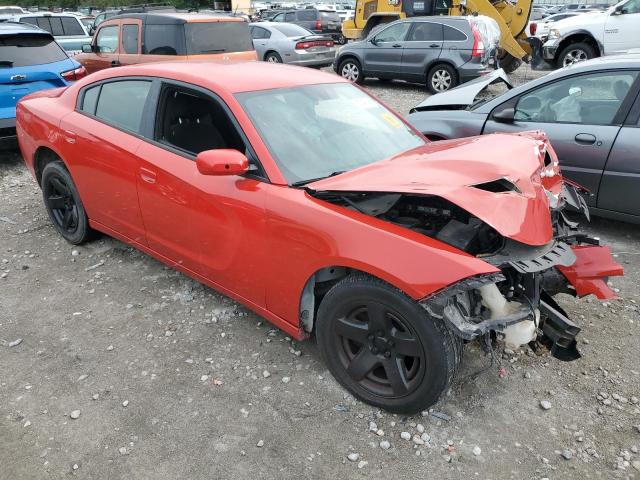 2C3CDXAT7FH867147 - 2015 DODGE CHARGER POLICE RED photo 4