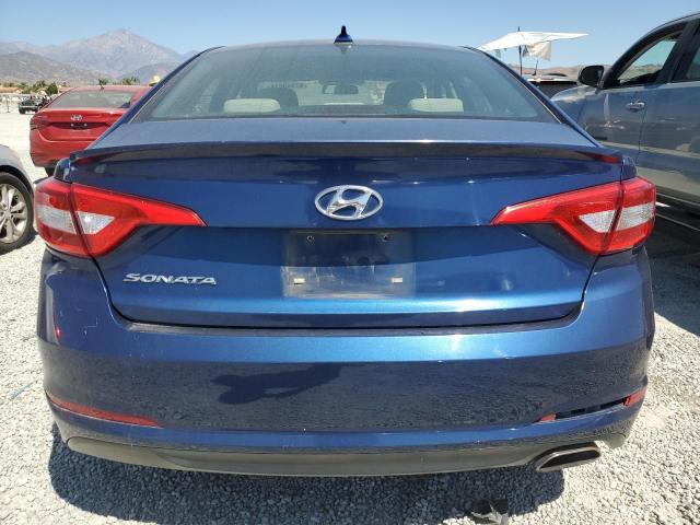 5NPE24AF1HH475259 - 2017 HYUNDAI SONATA SE BLUE photo 6