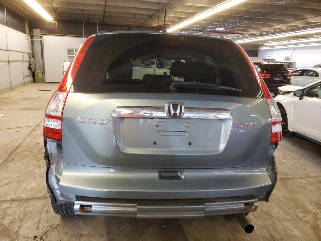 5J6RE4H73BL034575 - 2011 HONDA CR-V EXL TEAL photo 6