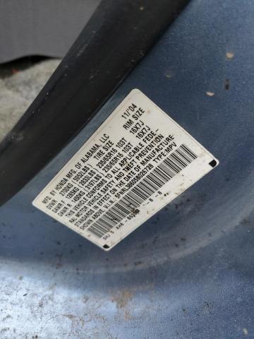 5FNRL38605B026728 - 2005 HONDA ODYSSEY EXL BLUE photo 13