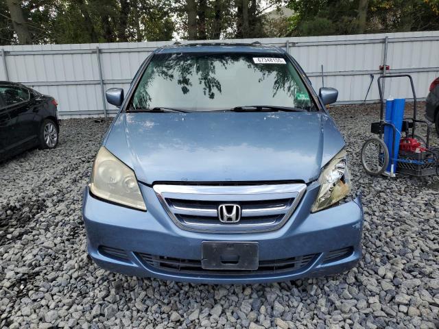 5FNRL38605B026728 - 2005 HONDA ODYSSEY EXL BLUE photo 5