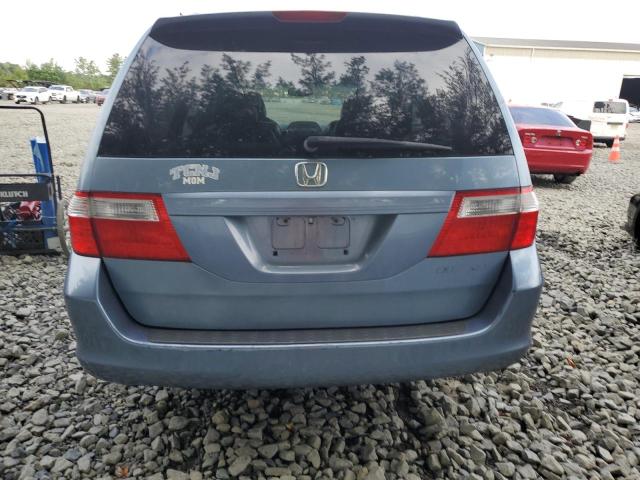 5FNRL38605B026728 - 2005 HONDA ODYSSEY EXL BLUE photo 6