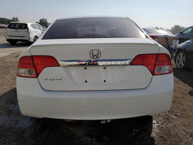 2HGFA16699H032089 - 2009 HONDA CIVIC LX-S Beyaz fotoğraf 6