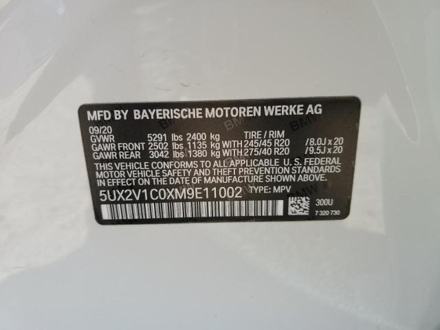 5UX2V1C0XM9E11002 - 2021 BMW X4 XDRIVE30I WHITE photo 14