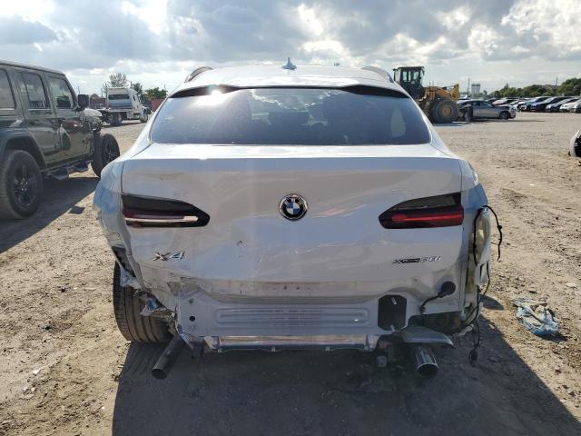5UX2V1C0XM9E11002 - 2021 BMW X4 XDRIVE30I WHITE photo 6