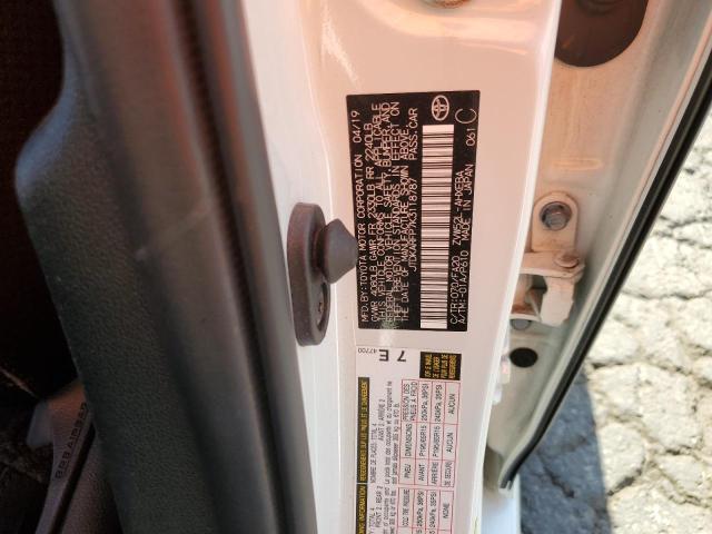 JTDKARFP7K3118787 - 2019 TOYOTA PRIUS PRIM 白色 照片 12