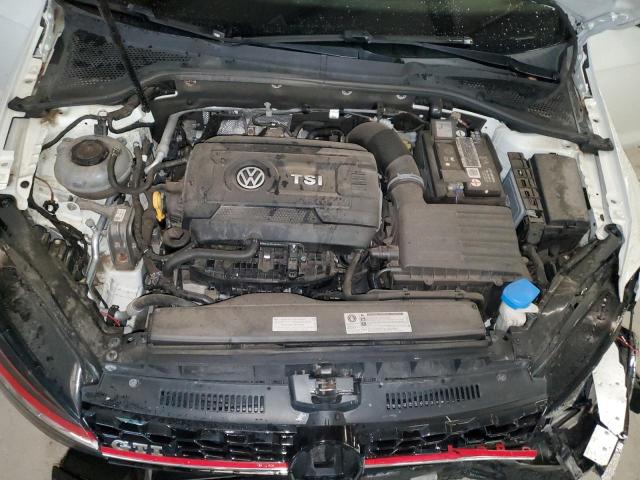 3VW547AUXJM252497 - 2018 VOLKSWAGEN GTI S WHITE photo 11
