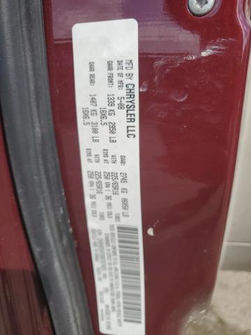 2A8HR54P38R767459 - 2008 CHRYSLER TOWN & COU TOURING მუქწითელი ფოტო 13