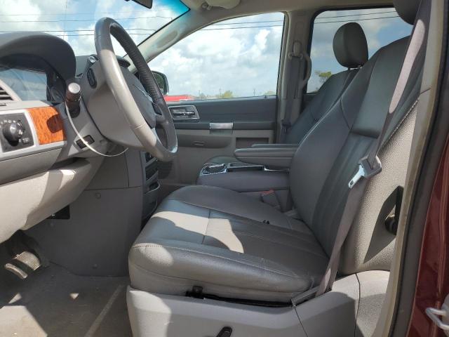 2A8HR54P38R767459 - 2008 CHRYSLER TOWN & COU TOURING მუქწითელი ფოტო 7