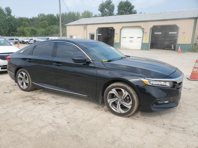 1HGCV1F43JA250375 - 2018 HONDA ACCORD EX BLACK photo 4