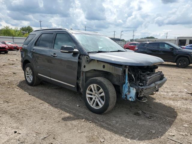 1FM5K8D87JGA36528 - 2018 FORD EXPLORER XLT رمادي صورة 4