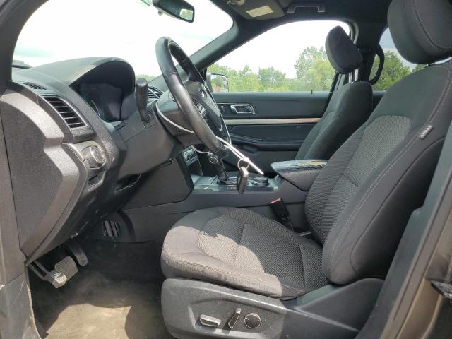 1FM5K8D87JGA36528 - 2018 FORD EXPLORER XLT رمادي صورة 7