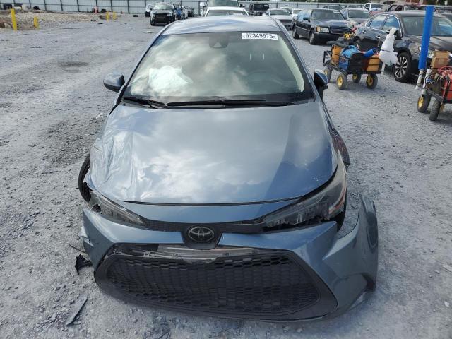 JTDEPMAE2MJ187387 - 2021 TOYOTA COROLLA LE BLUE photo 5