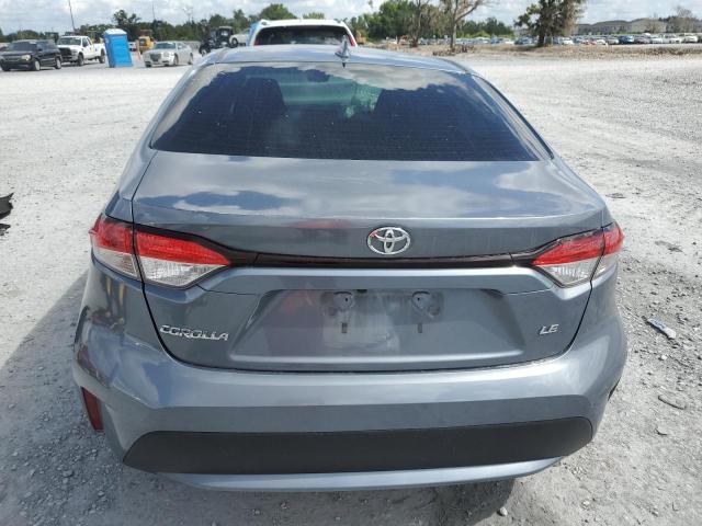 JTDEPMAE2MJ187387 - 2021 TOYOTA COROLLA LE BLUE photo 6
