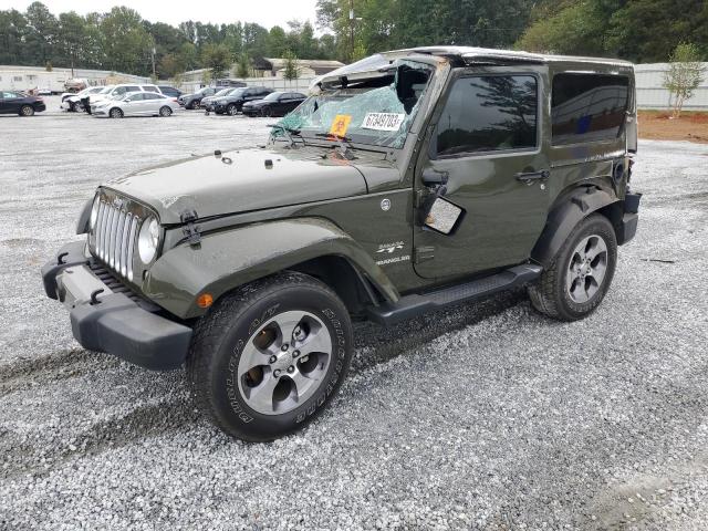 1C4GJWBG6GL124453 - 2016 JEEP WRANGLER SAHARA GREEN photo 1