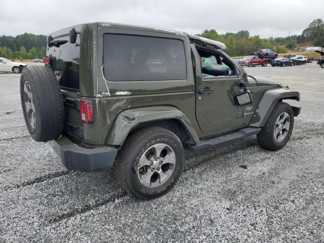 1C4GJWBG6GL124453 - 2016 JEEP WRANGLER SAHARA GREEN photo 3