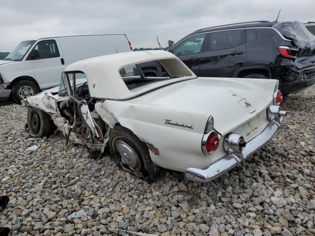 P5FH260149 - 1955 FORD THUNDERBIR WHITE photo 2