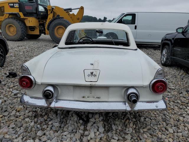 P5FH260149 - 1955 FORD THUNDERBIR WHITE photo 6