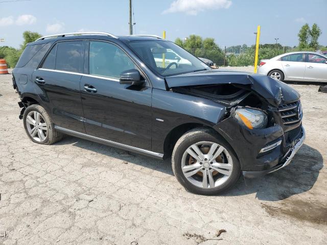 4JGDA5HB5CA089978 - 2012 MERCEDES-BENZ ML 350 4MATIC BLACK photo 4
