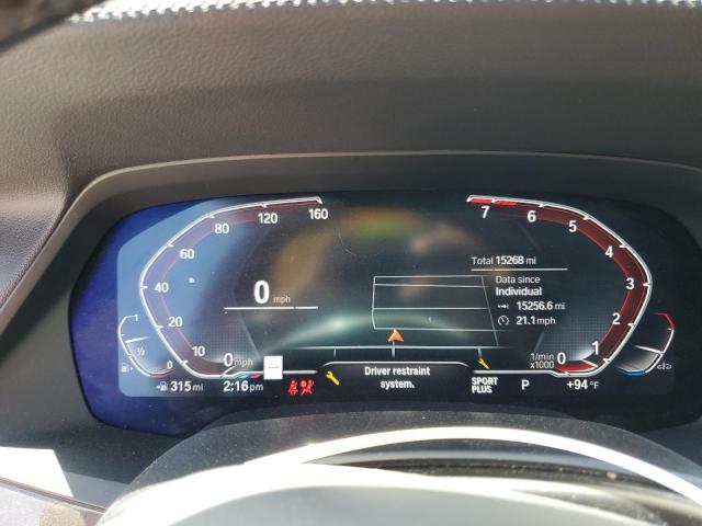 5UXCY6C00N9K65717 - 2022 BMW X6 XDRIVE40I BLUE photo 9