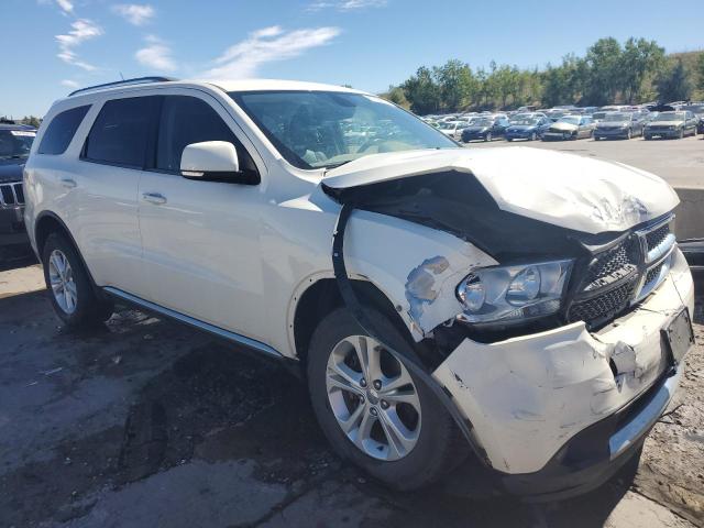 1C4RDJDG4CC100579 - 2012 DODGE DURANGO CREW WHITE photo 4