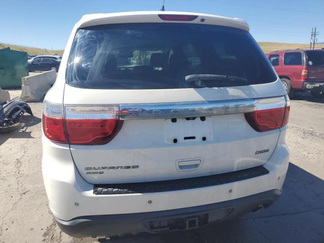 1C4RDJDG4CC100579 - 2012 DODGE DURANGO CREW WHITE photo 6