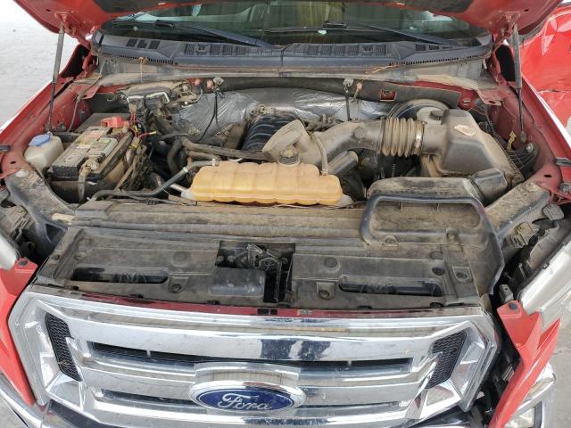 1FTEW1CFXGKD80750 - 2016 FORD F150 SUPERCREW RED photo 11