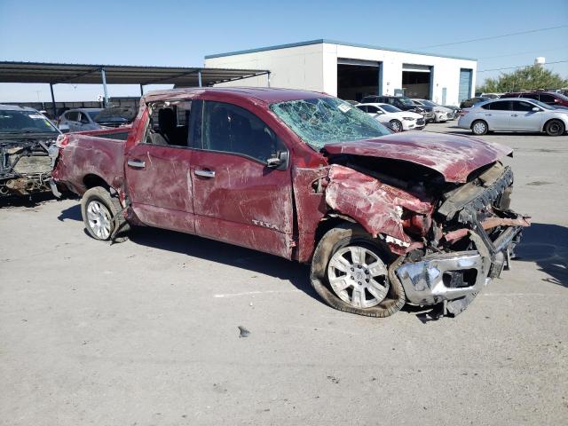 1N6AA1EK8HN545747 - 2017 NISSAN TITAN S RED photo 4