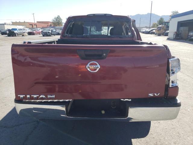 1N6AA1EK8HN545747 - 2017 NISSAN TITAN S RED photo 6