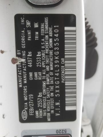 5XXGT4L39KG355401 - 2019 KIA OPTIMA LX თეთრი ფოტო 13