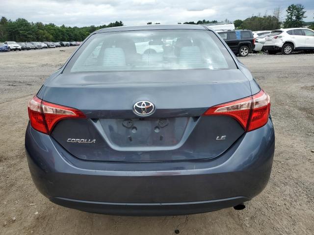 2T1BURHE0KC211967 - 2019 TOYOTA COROLLA L BLUE photo 6