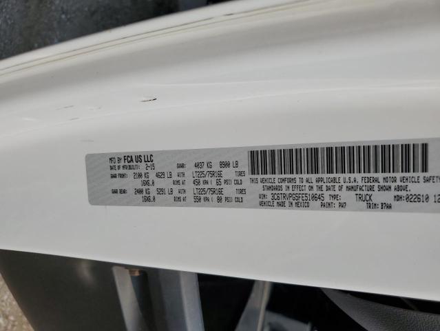 3C6TRVPG5FE510645 - 2015 RAM PROMASTER 2500 HIGH Ақ фото 13