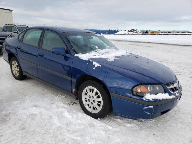 2G1WF52E759364937 - 2005 CHEVROLET IMPALA BLUE photo 4