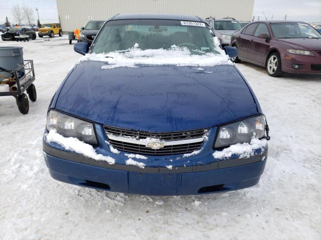 2G1WF52E759364937 - 2005 CHEVROLET IMPALA BLUE photo 5