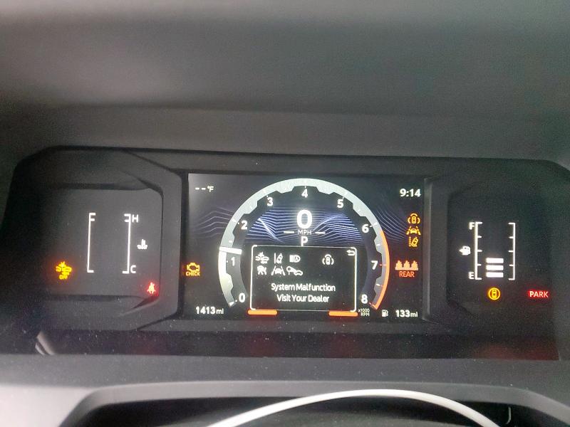 3TYLD5KN3ST019038 - 2025 TOYOTA TACOMA DOUBLE CAB ნაცრისფერი ფოტო 9