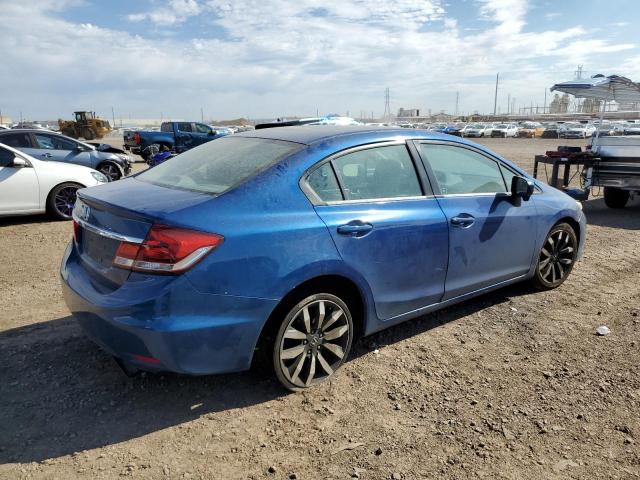 19XFB2F93EE082293 - 2014 HONDA CIVIC EXL 蓝色 照片 3