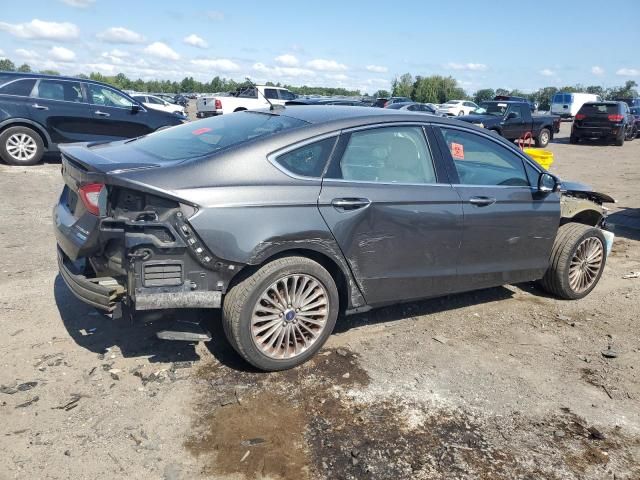 3FA6P0K99FR269520 - 2015 FORD FUSION TITANIUM GRAY photo 3