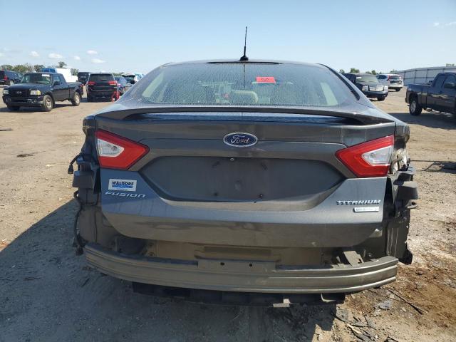 3FA6P0K99FR269520 - 2015 FORD FUSION TITANIUM GRAY photo 6