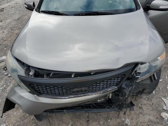5XYKU3A60DG386517 - 2013 KIA SORENTO EX ნაცრისფერი ფოტო 12