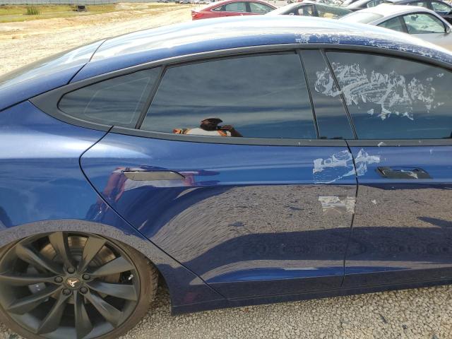 5YJSA1E23HF200809 - 2017 TESLA MODEL S Կապույտ լուսանկար 10